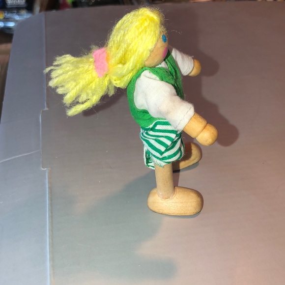 SOLD cross-listed elsewhere Melissa And Doug Little Wooden Dolly from a set. - Picture 4 of 7